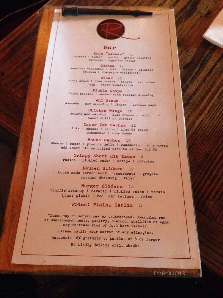 The Post - Villa Park, CA menu_pic