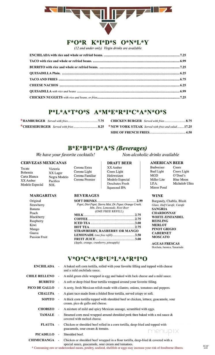 Ixtapa Mexican Restaurant - Scappoose, OR