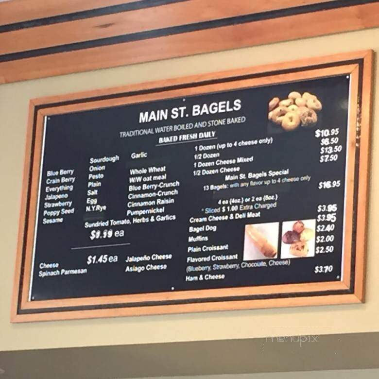 Main Street Bagel - Capitola, CA menu_pic