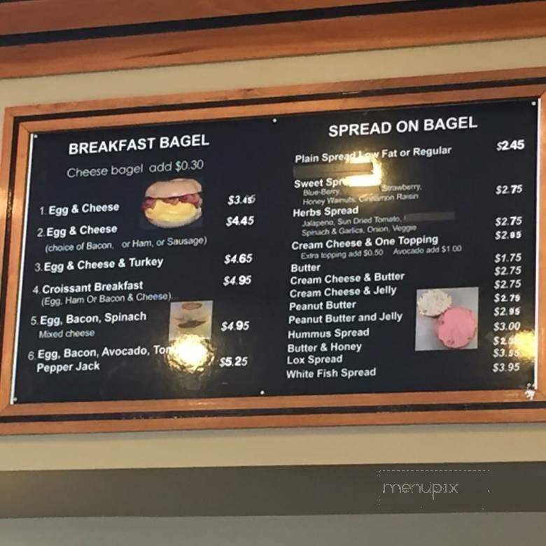 Main Street Bagel - Capitola, CA menu_pic