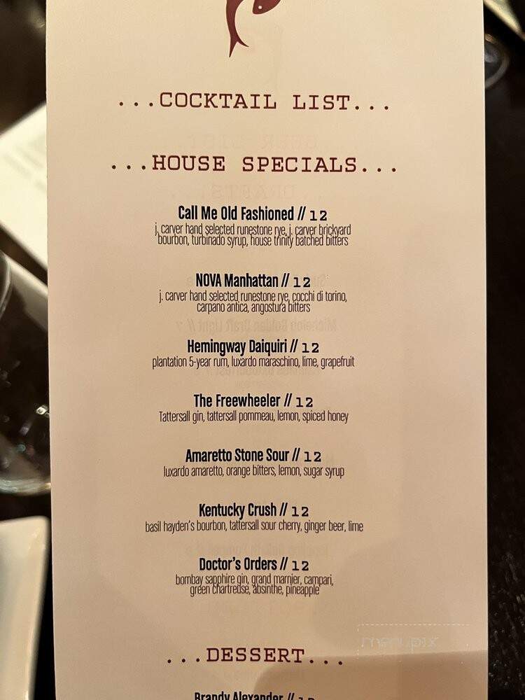Pescara - Rochester, MN menu_pic