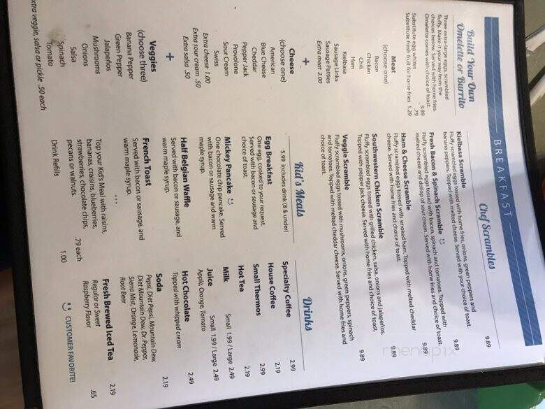 Galena Diner - Galena, OH menu_pic