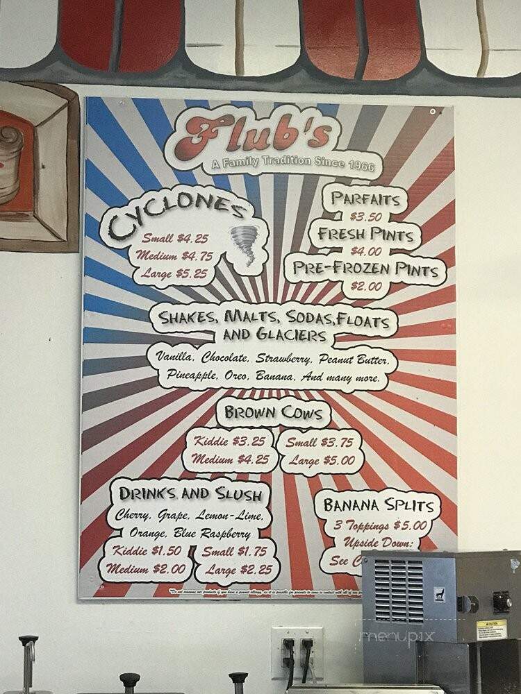 Flubs Dari Ette - Fairfield, OH menu_pic