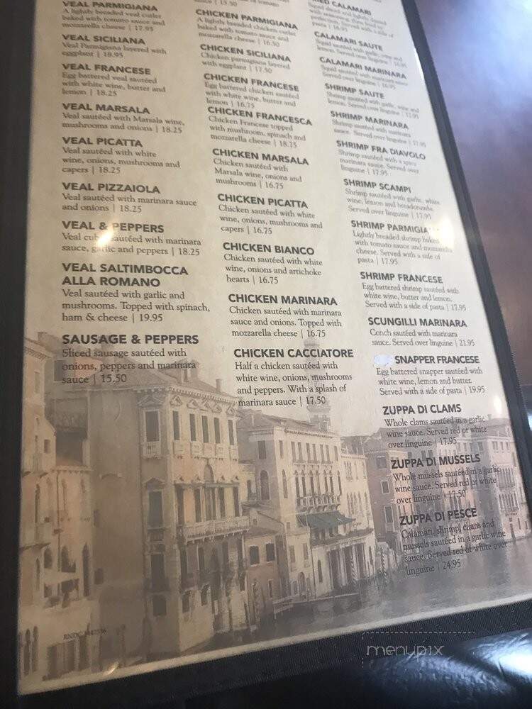 Mazzola's West Italian Restaurant - Davie, FL menu_pic