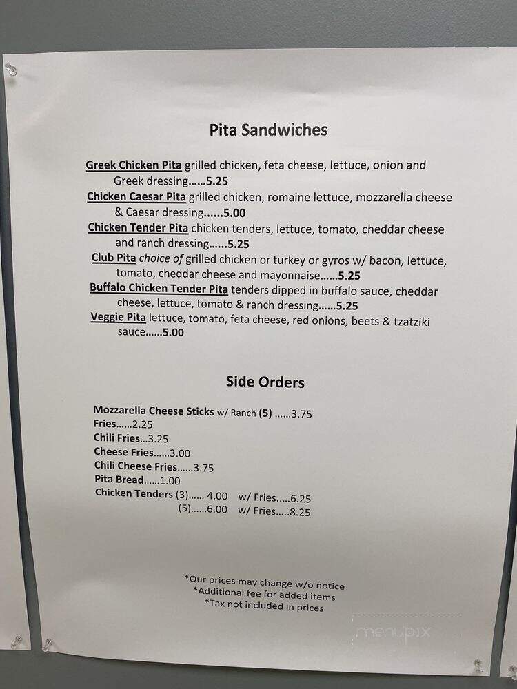Maria's Cafe - Southfield, MI menu_pic