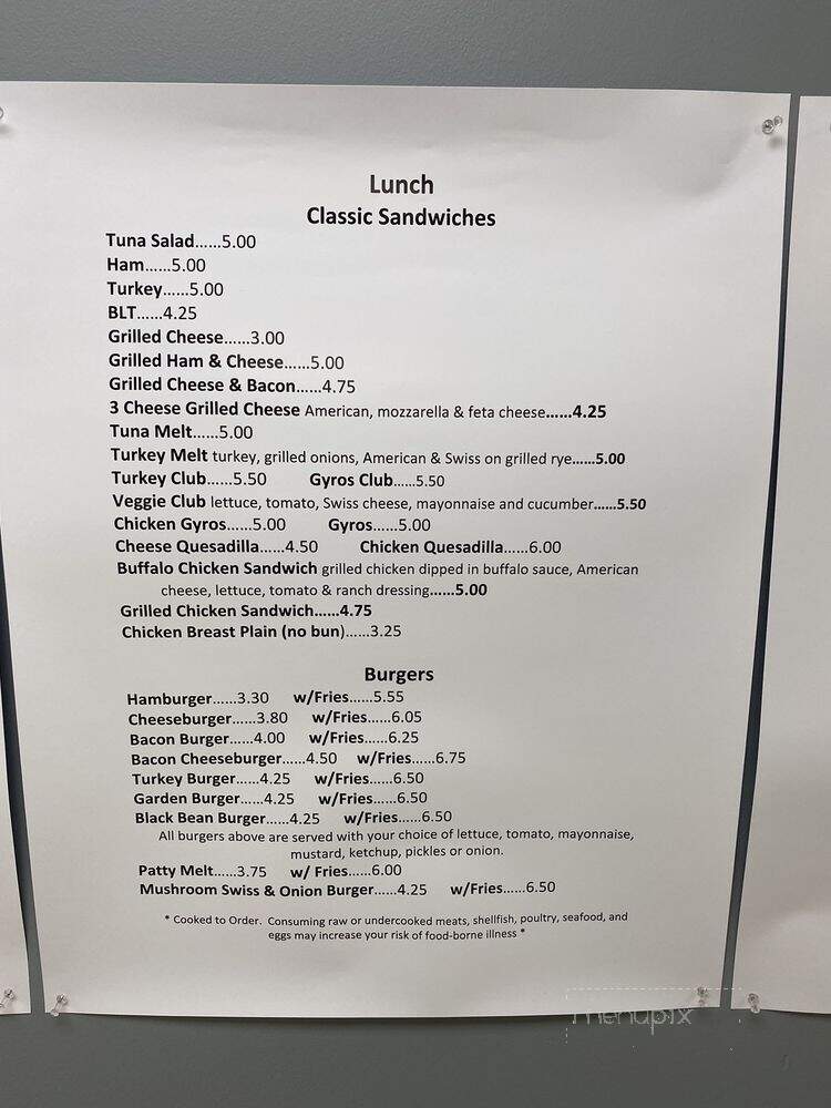Maria's Cafe - Southfield, MI menu_pic