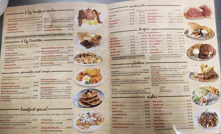 Johnny's Marion Restaurant - Winnipeg, MB menu_pic