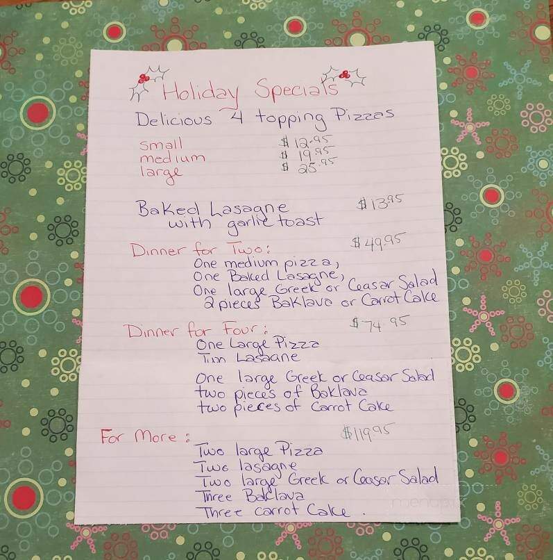 Johnny's Marion Restaurant - Winnipeg, MB menu_pic