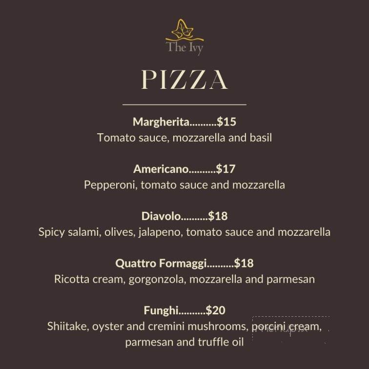 The Ivy Lea Club - Lansdowne, ON menu_pic