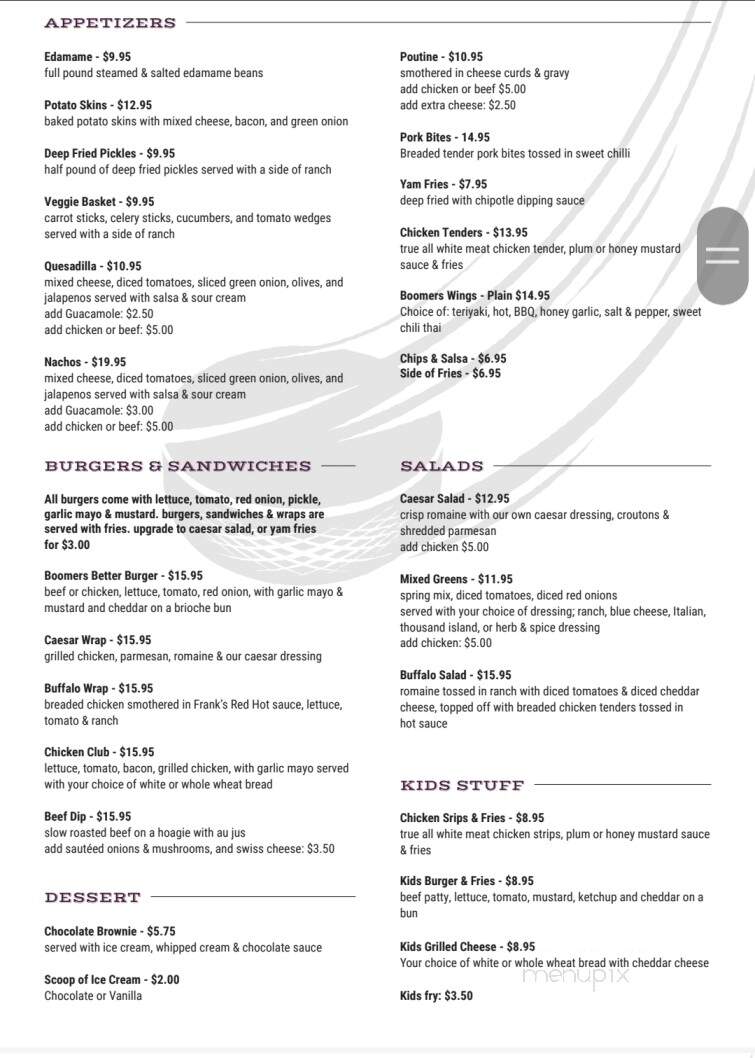 Breakaway Bar & Grill - Maple Ridge, BC menu_pic