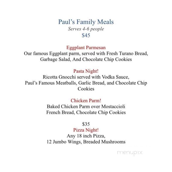Paul's Pizza - Westchester, IL