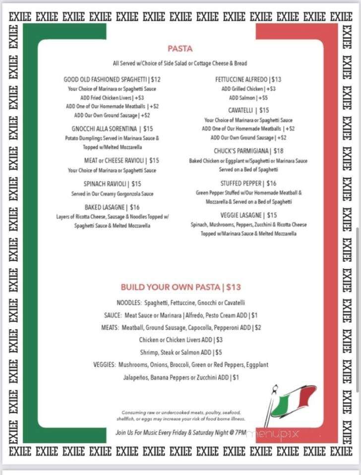 Chuck's Restaurant - Des Moines, IA menu_pic
