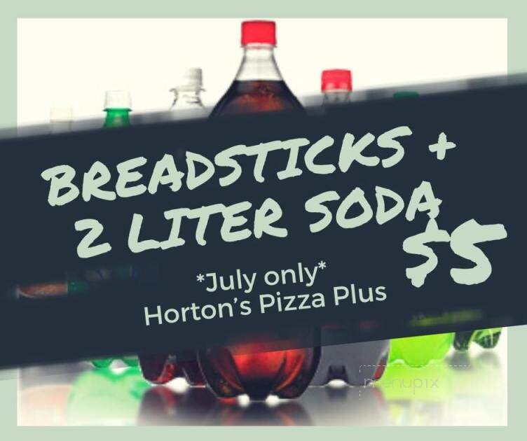 Horton's Pizza Plus - Pittsburg, KS menu_pic