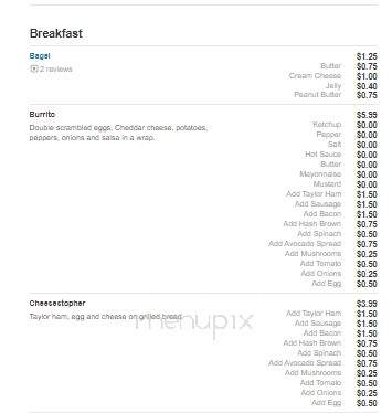 Taste Of Reality Deli - Kinnelon, NJ menu_pic