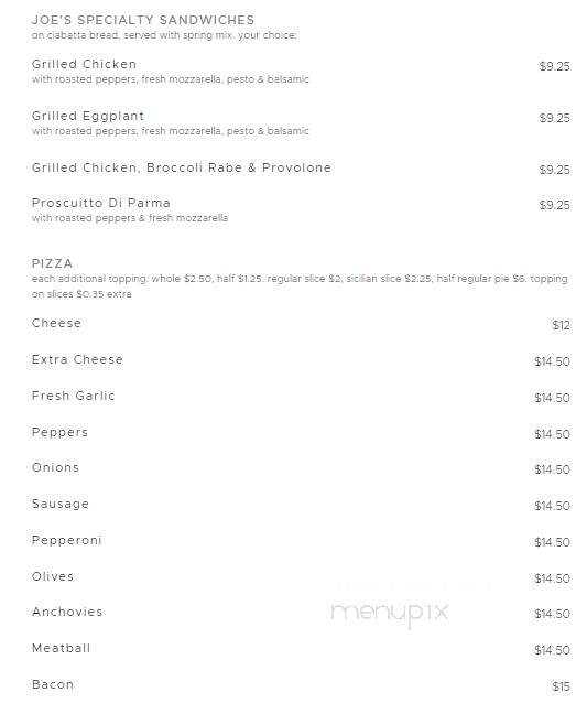 Joe's Drive In Pizzeria - Vauxhall, NJ