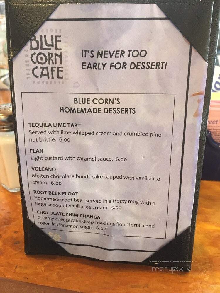 Blue Corn Cafe & Brewery - Santa Fe, NM menu_pic