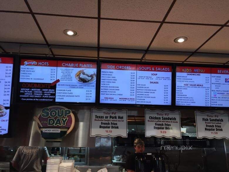 Charlie Riedel's Fast Food - Webster, NY menu_pic
