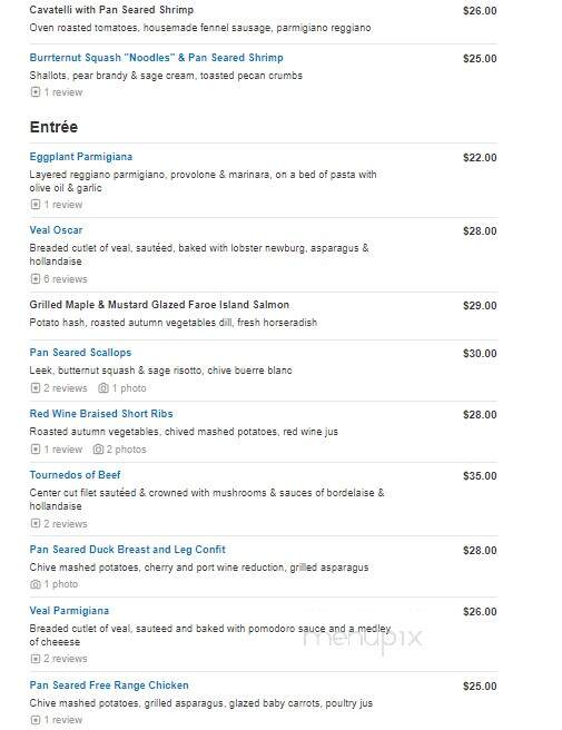 Mario's Restaurant - New Lebanon, NY menu_pic