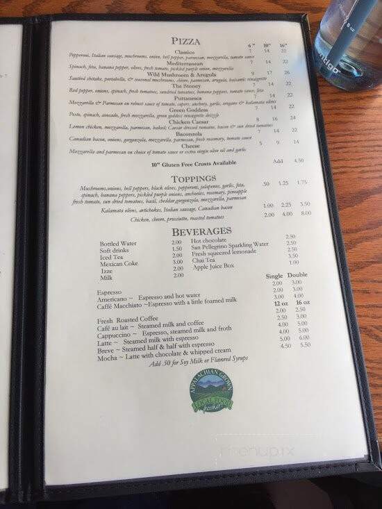 Purple Onion - Saluda, NC menu_pic