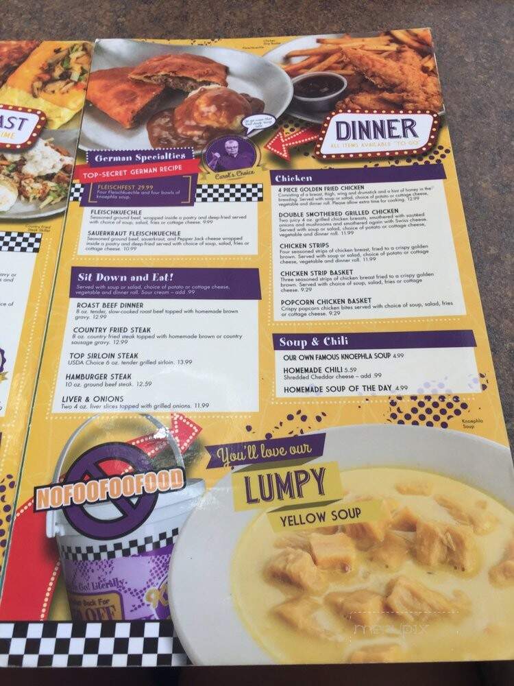 Kroll's Kitchen North - Bismarck, ND menu_pic