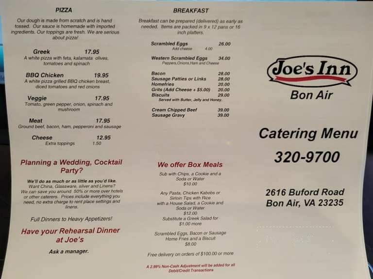 Joe's Inn At Bon Air - Richmond, VA