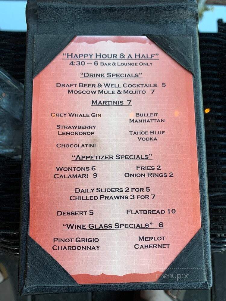 5th Street Steak House - Chico, CA menu_pic