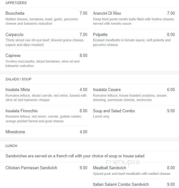 Via Roma Pizzeria - Rocklin, CA menu_pic