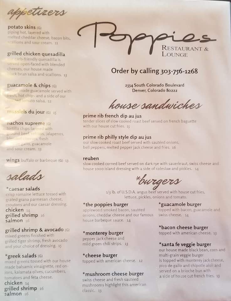 Poppies Restaurant - Denver, CO