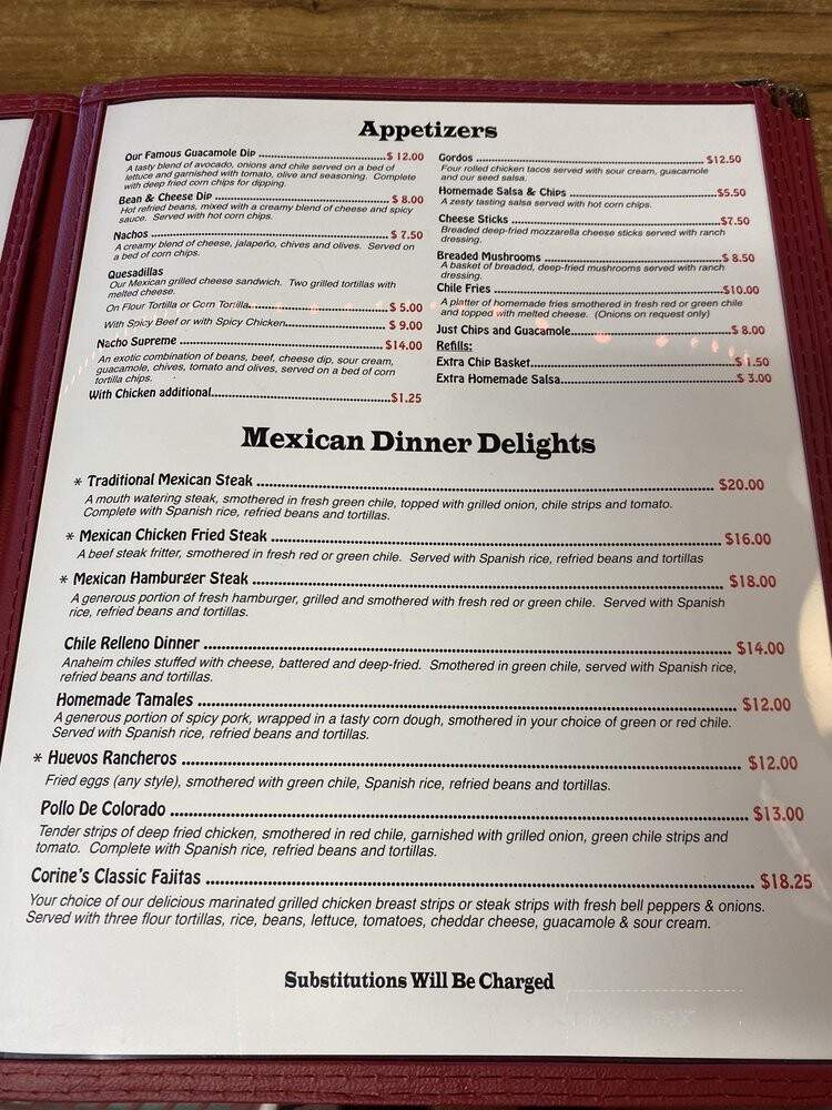 Corine's Mexican Food - Walsenburg, CO
