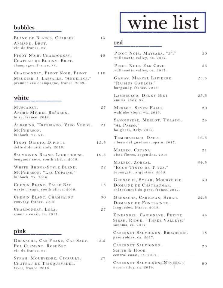 Rodina - Cedar Rapids, IA menu_pic