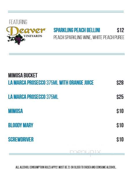 Harrah's Northern California - Ione, CA menu_pic