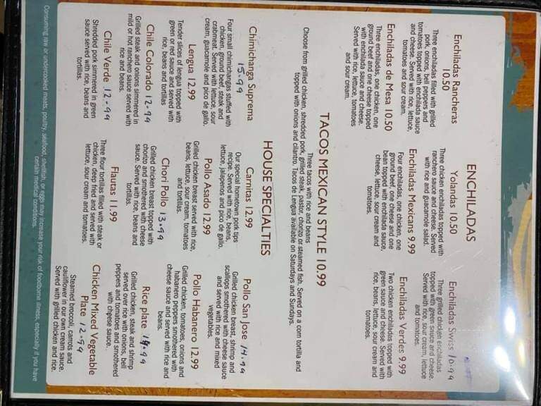 Playa Vallarta Mexican Grill - Jefferson, WI menu_pic