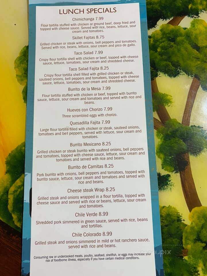 Playa Vallarta Mexican Grill - Jefferson, WI menu_pic