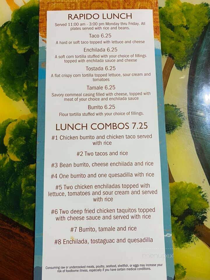 Playa Vallarta Mexican Grill - Jefferson, WI menu_pic
