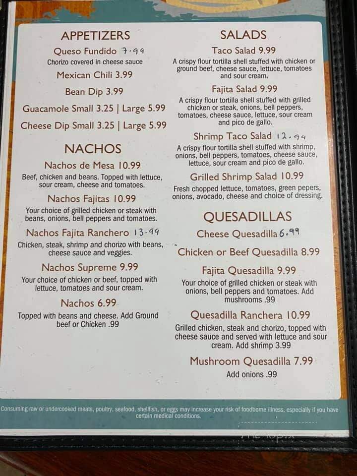 Playa Vallarta Mexican Grill - Jefferson, WI menu_pic