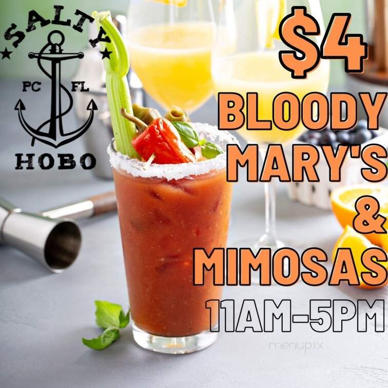 Salty Hobo Bar - Panama City, FL menu_pic