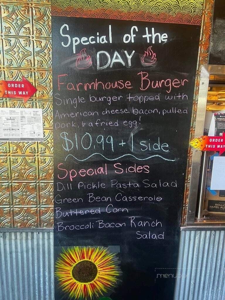 Sugarfire - Cedar Rapids, IA menu_pic