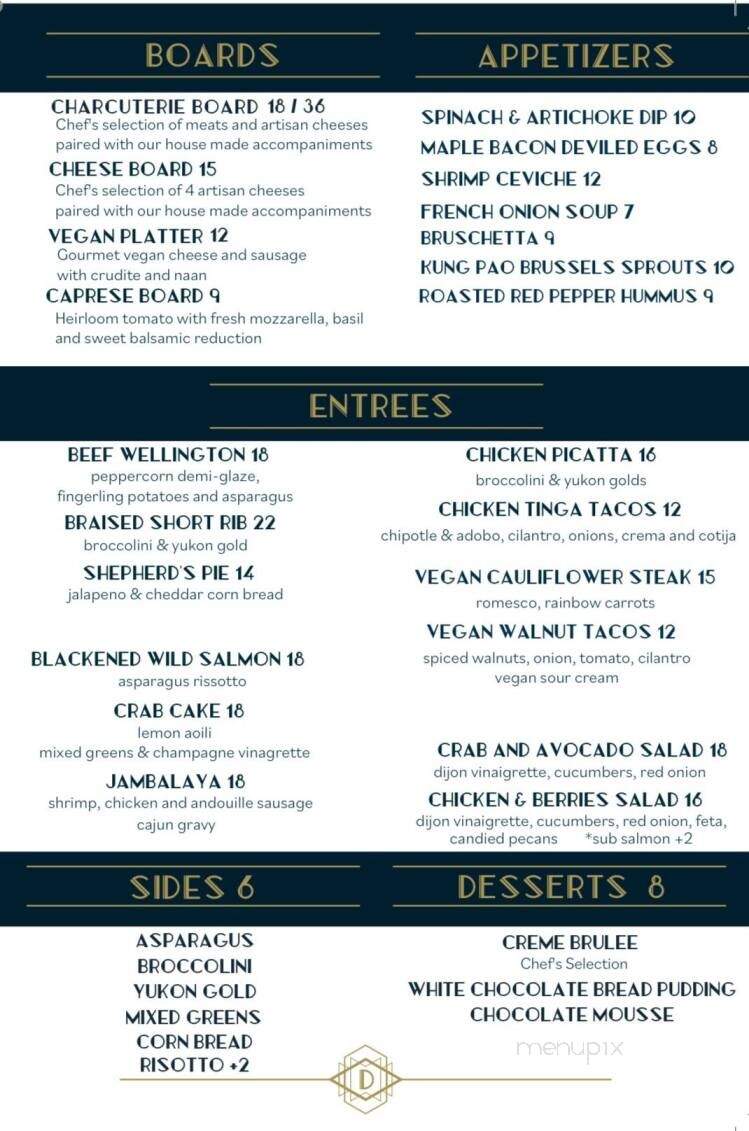 The District - Jacksonville, FL menu_pic