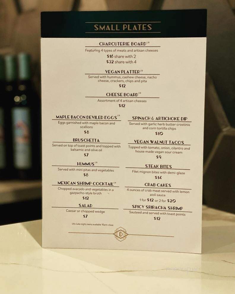 The District - Jacksonville, FL menu_pic