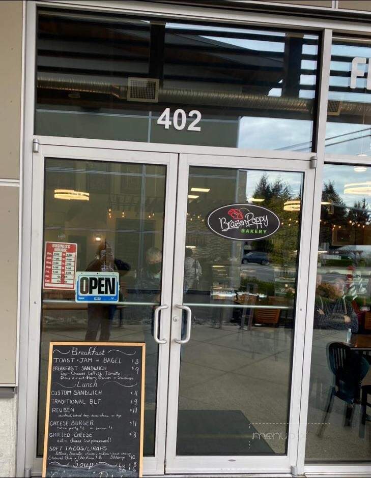 Brazen Poppy Bakery Cafe - Parksville, BC