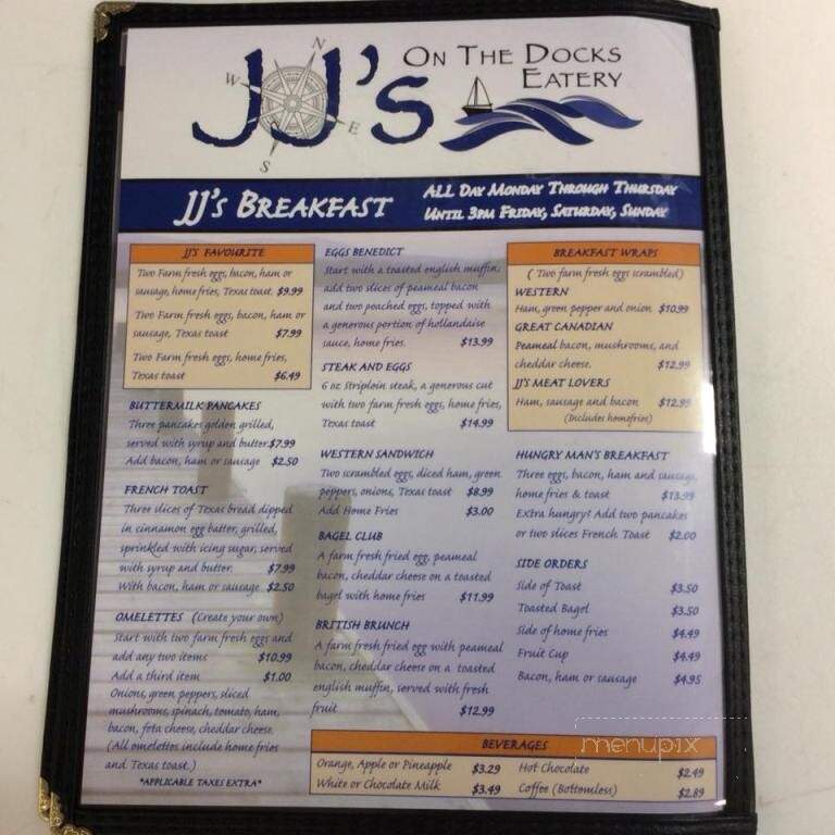 JJ's On The Docks Eatery - Grimsby, ON