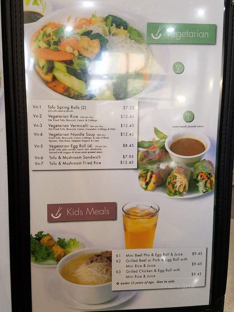 Saigon Brothers - Woodland Hills, CA menu_pic