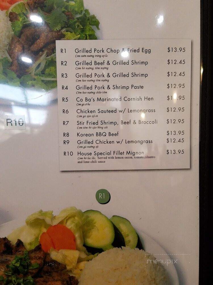 Saigon Brothers - Woodland Hills, CA menu_pic