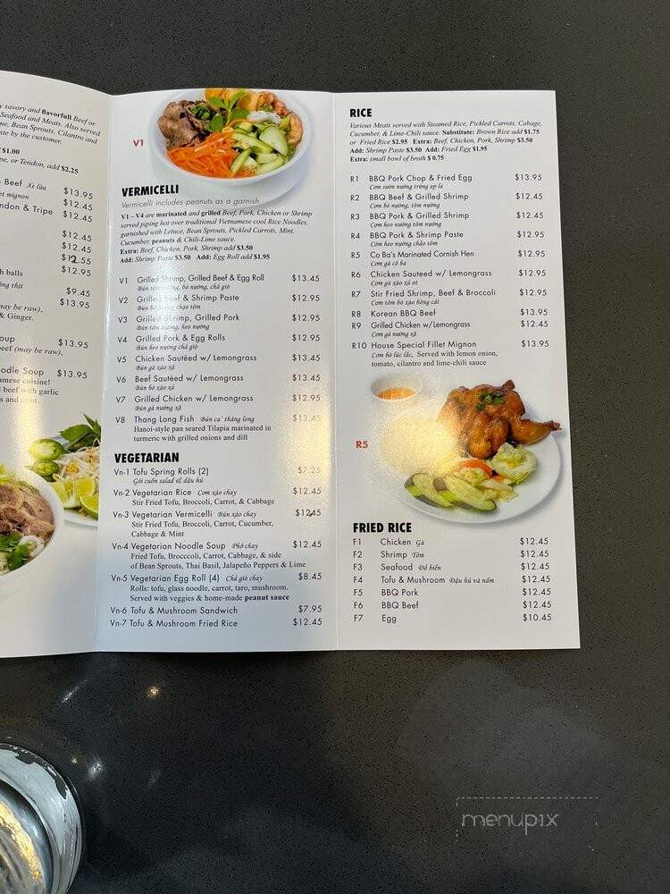 Saigon Brothers - Woodland Hills, CA menu_pic