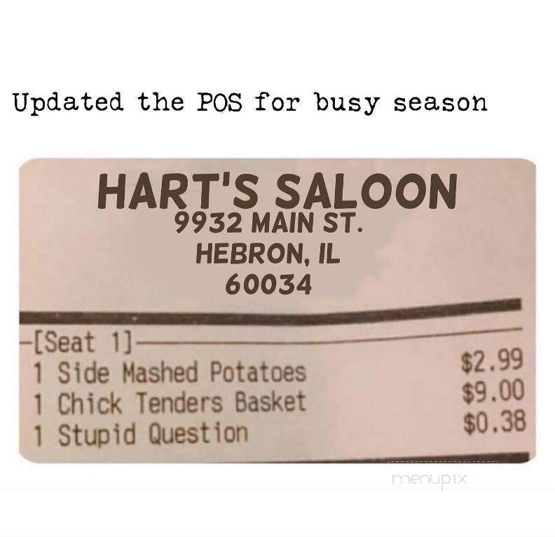 Hart's Saloon - Hebron, IL