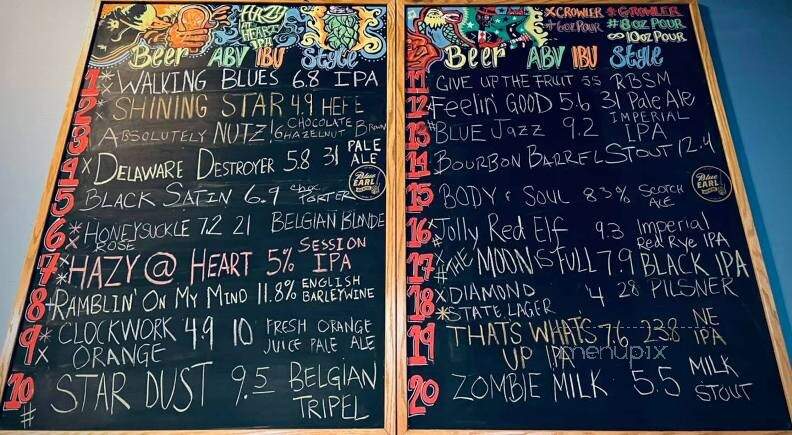 Blue Earl Brewing - Smyrna, DE menu_pic