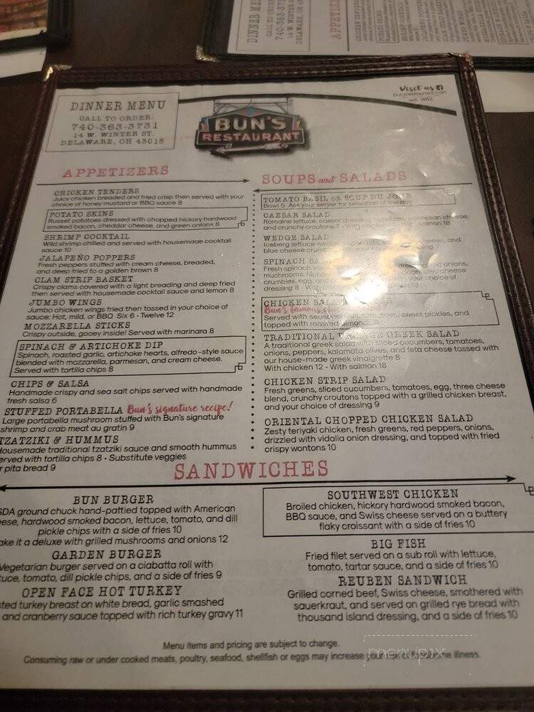 Buns Restaurant - Delaware, OH