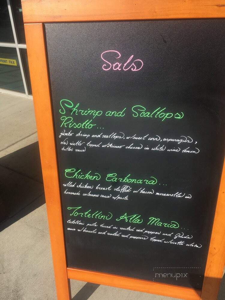 Sal's Italian Restaurant - Roanoke, VA menu_pic