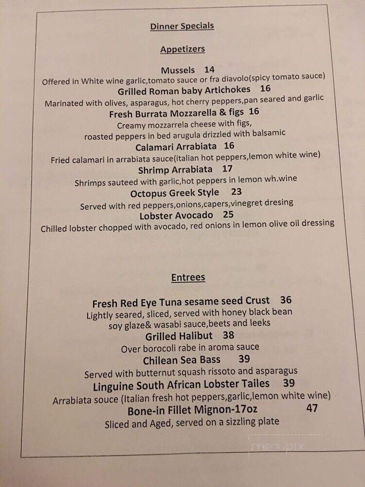 Sear House - Closter, NJ menu_pic
