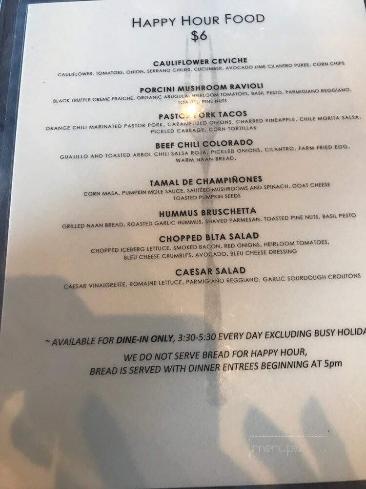 The Twisted Fork - Reno, NV menu_pic